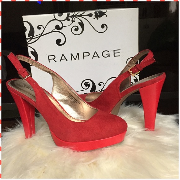 Rampage red heels 6.5 - Picture 2 of 4